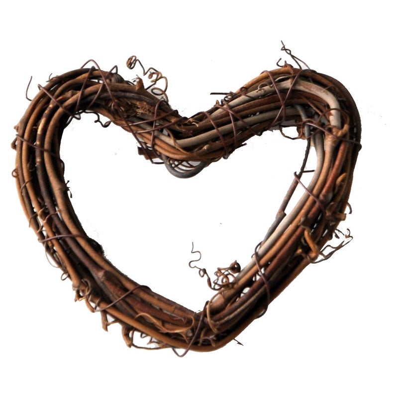 Ougual DIY Crafts Natural Grapevine Wreaths (12 Inch, 2 Pack) - Image 3
